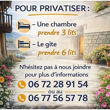 Auberge de jeunesse D'étape Côme à La Maison - Sur Le Gr 65 -saint Côme D'olt